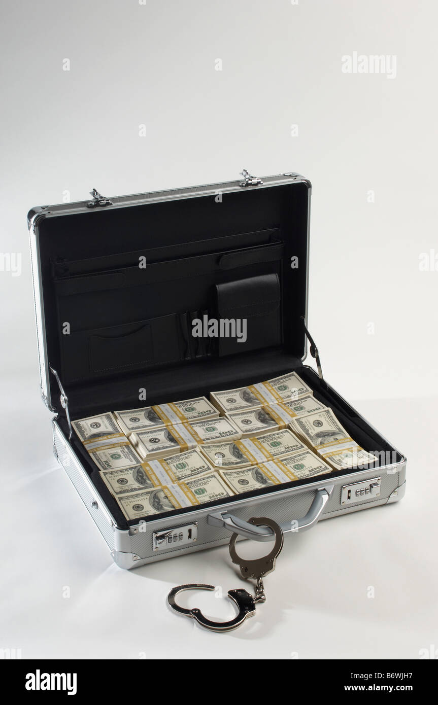 Briefcase Full of Money Stock Photo Alamy