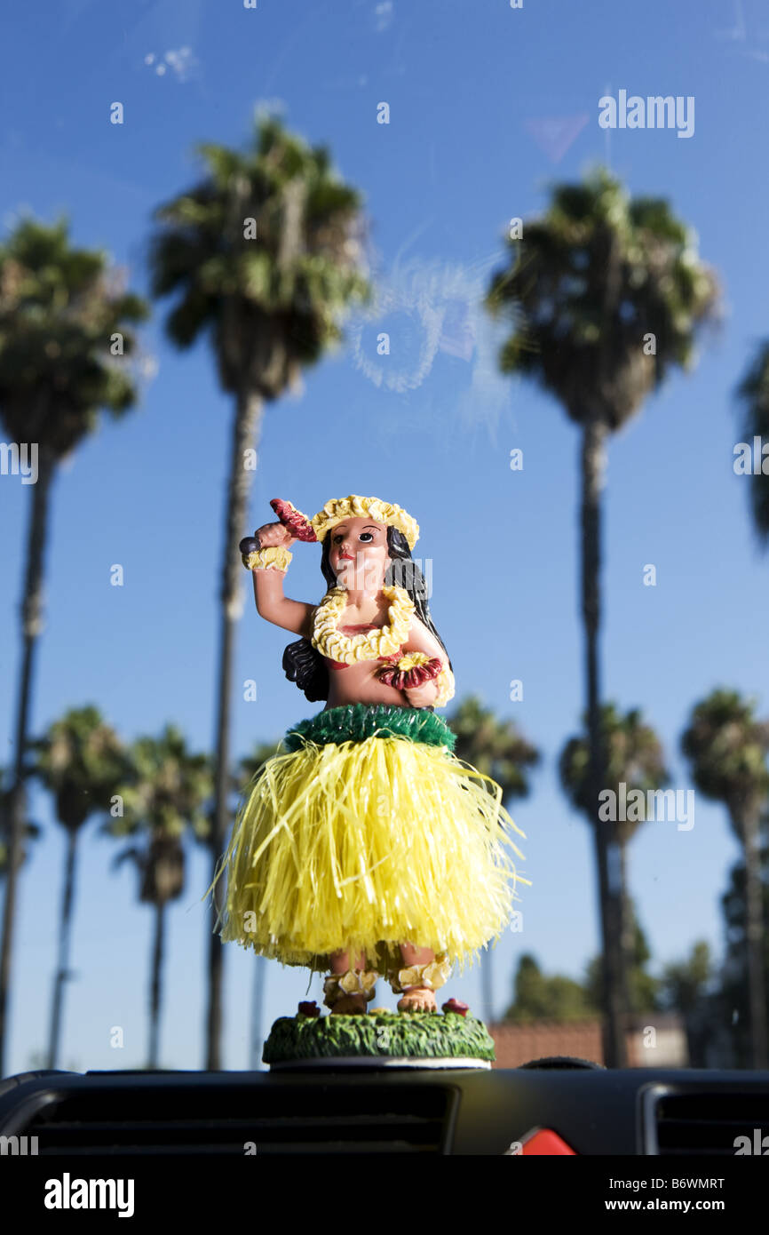Hawaiian hula girl car hires stock photography and images Alamy