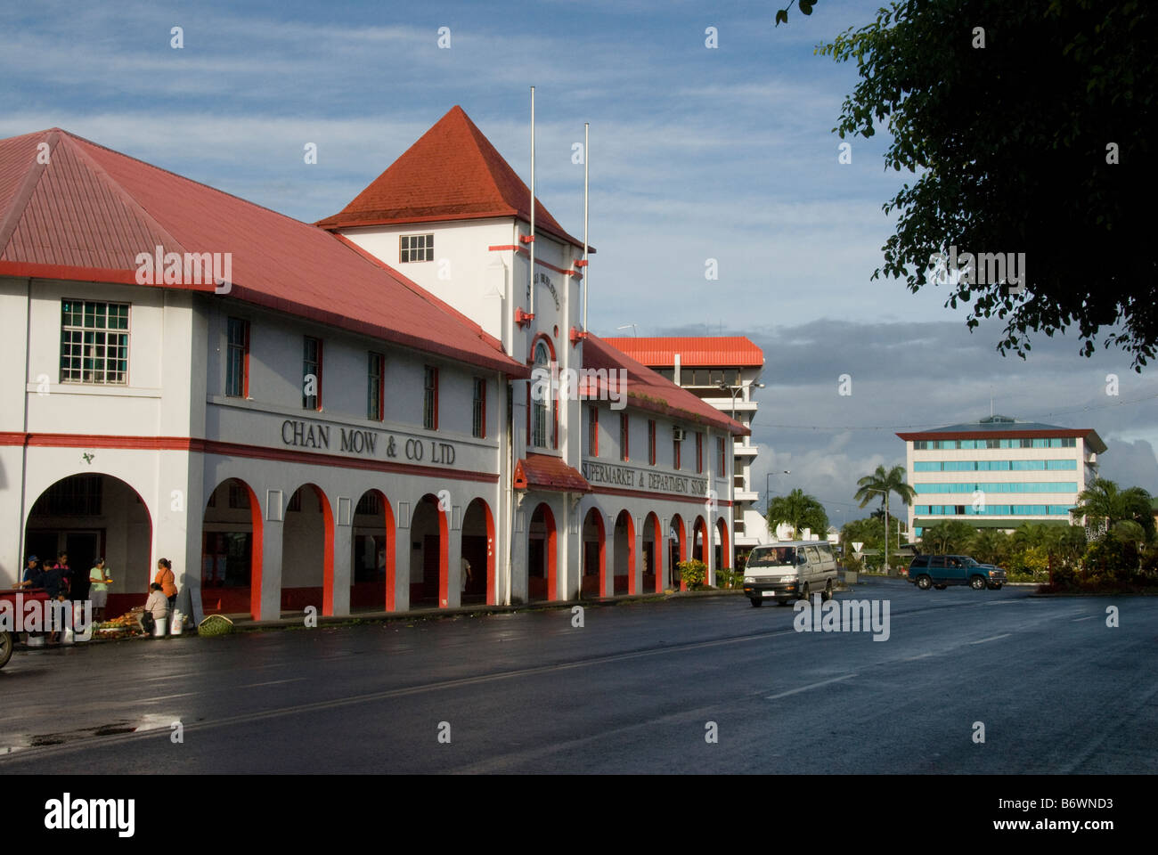 Chan Mow Supermarket and Department Store, Apia, Upolo, Western Samoa Stock Photo Alamy
