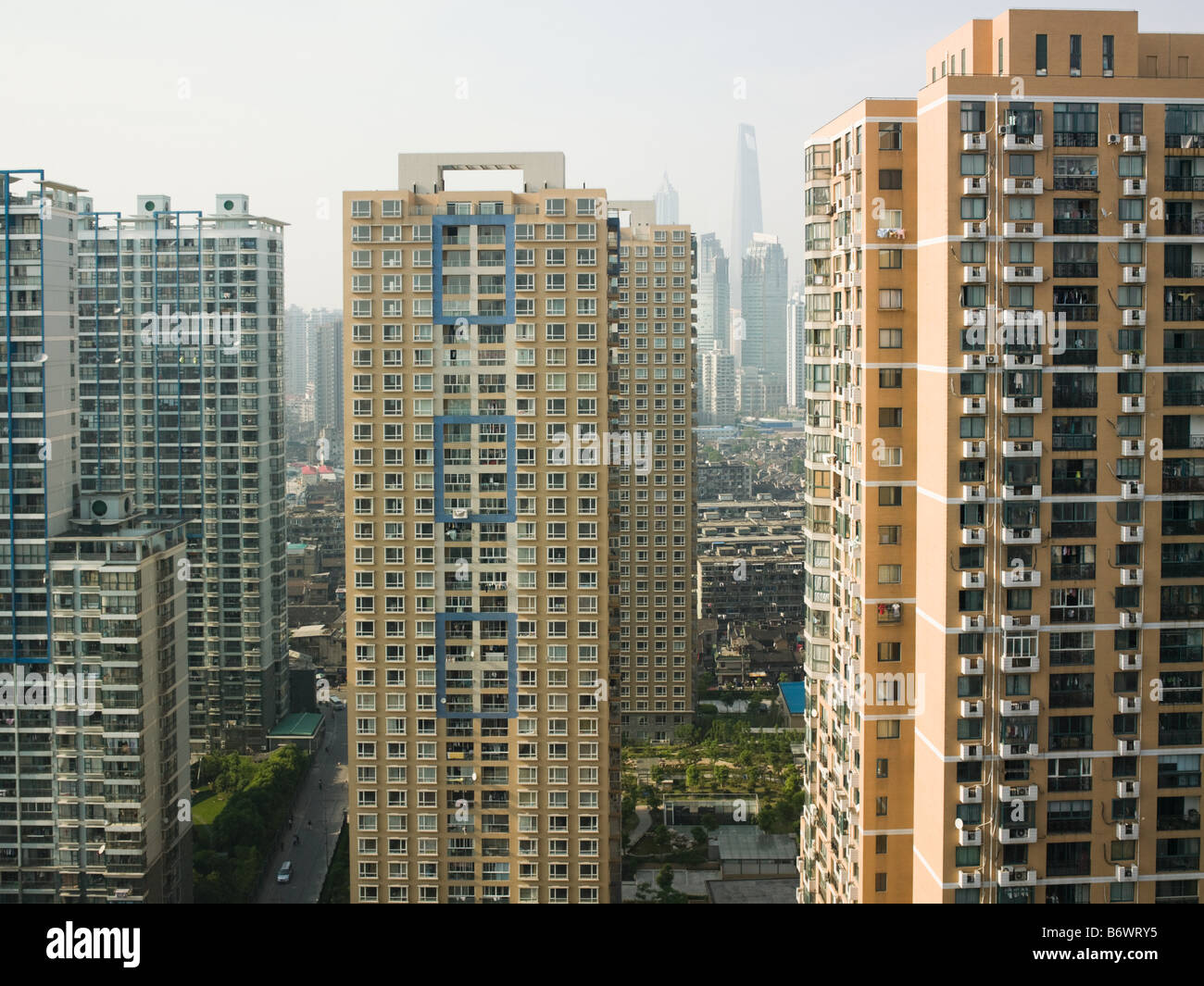 Shanghai apartment buildings Stock Photo Alamy