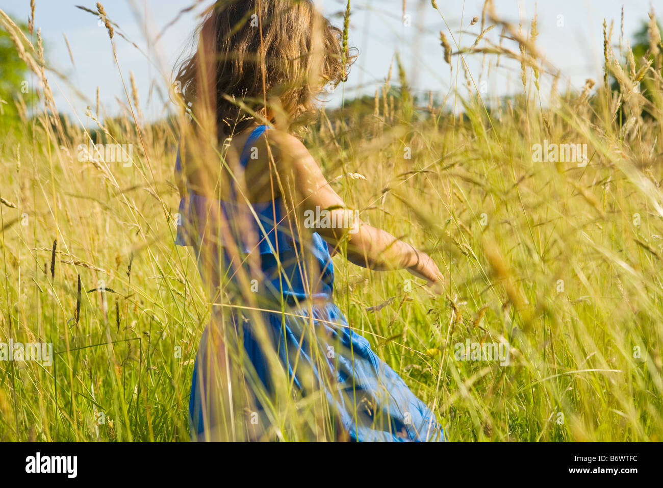 Child long grass hires stock photography and images Alamy