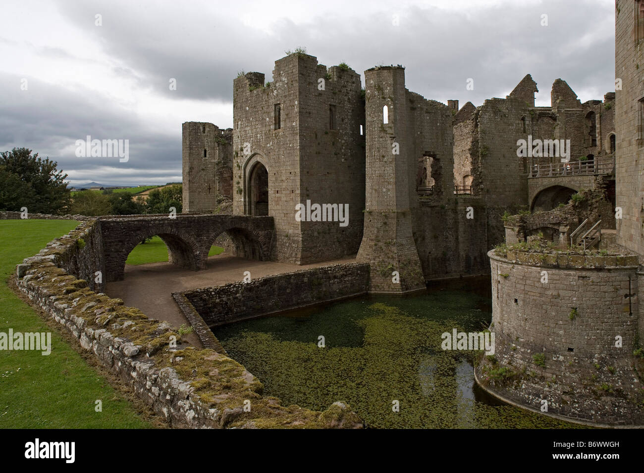 Reglan Castle near Abergavenny 1435 by William ap Thomas the last and