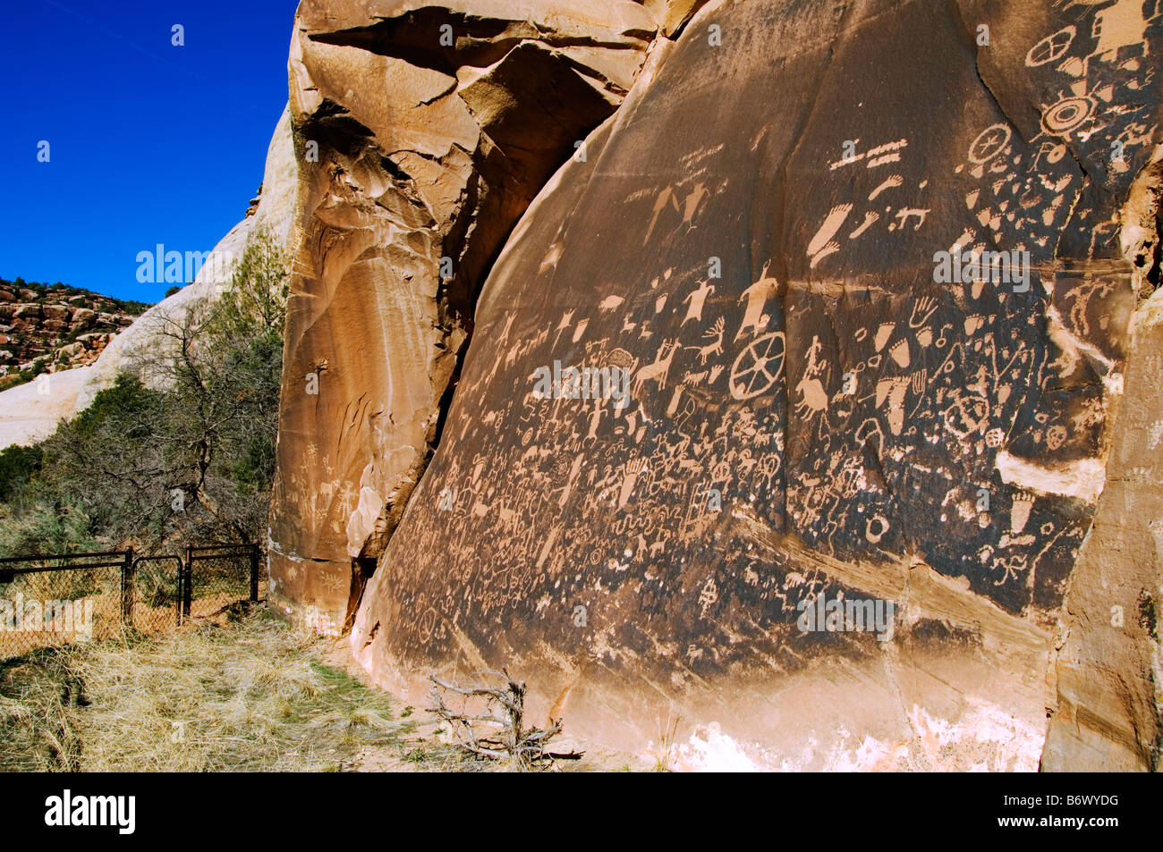 USA, Utah, Newspaper Rock Recreation Site. Newspaper Rock is a