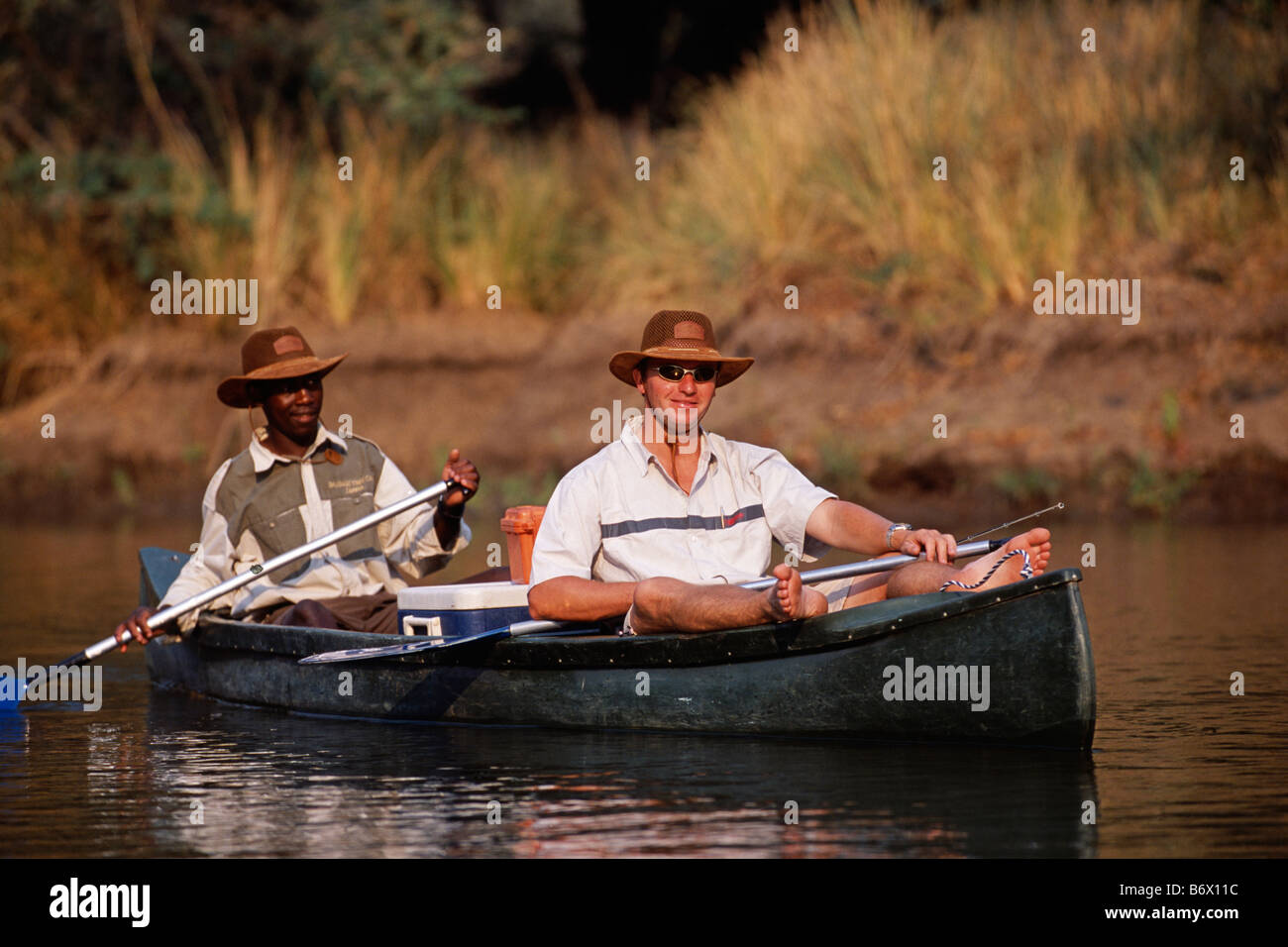 Lower zambezi, zambia canoe hires stock photography and images Alamy