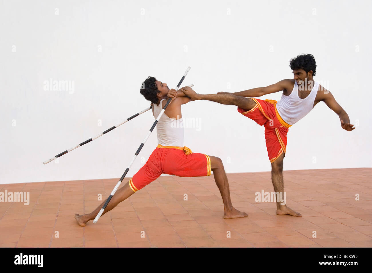 Stick Fighting (Silambam) Action Editorial Stock Photo - Image of fighting,  tournament: 9565373