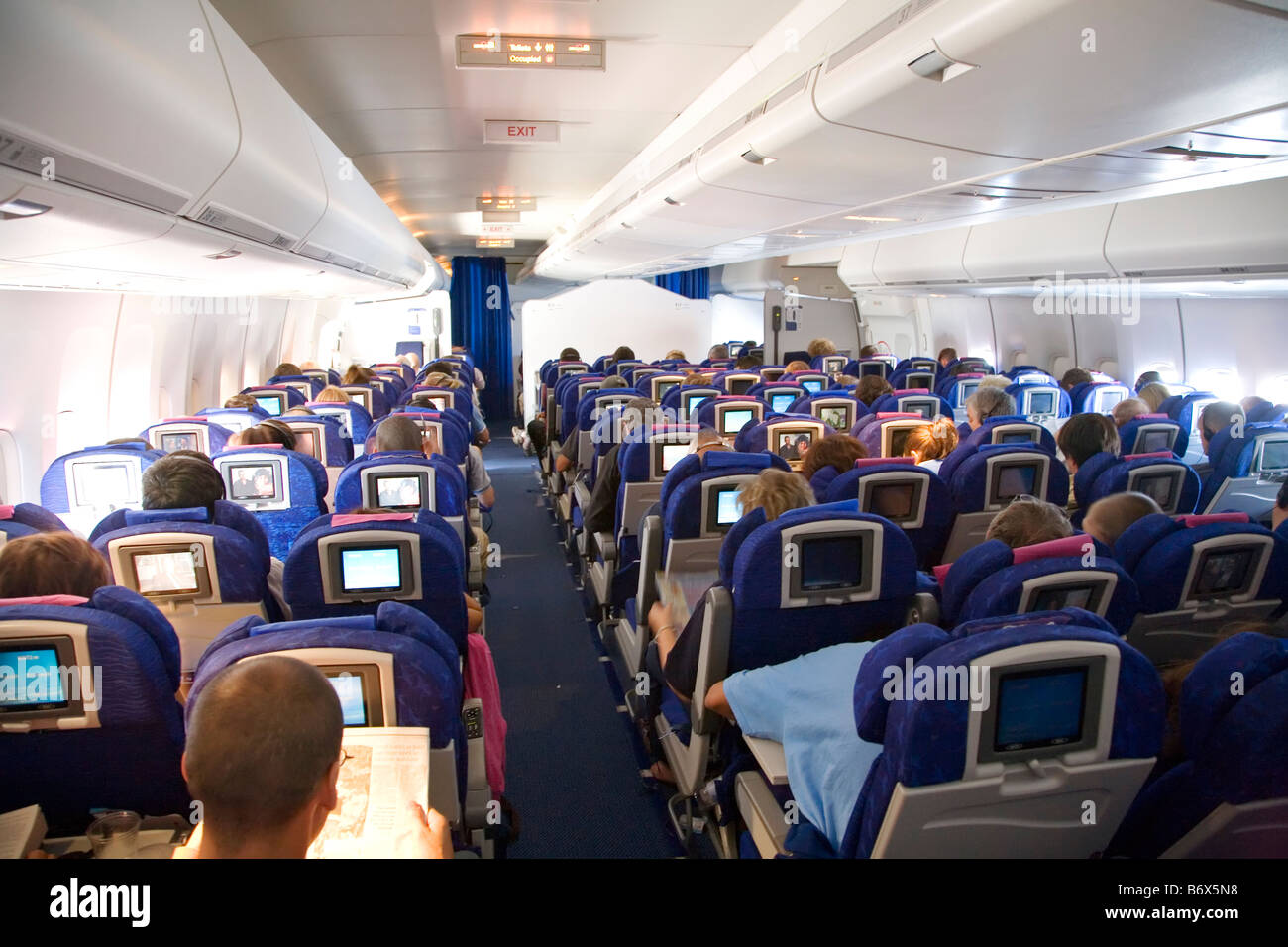 Boeing 747 Interior Hi res Stock Photography And Images Alamy