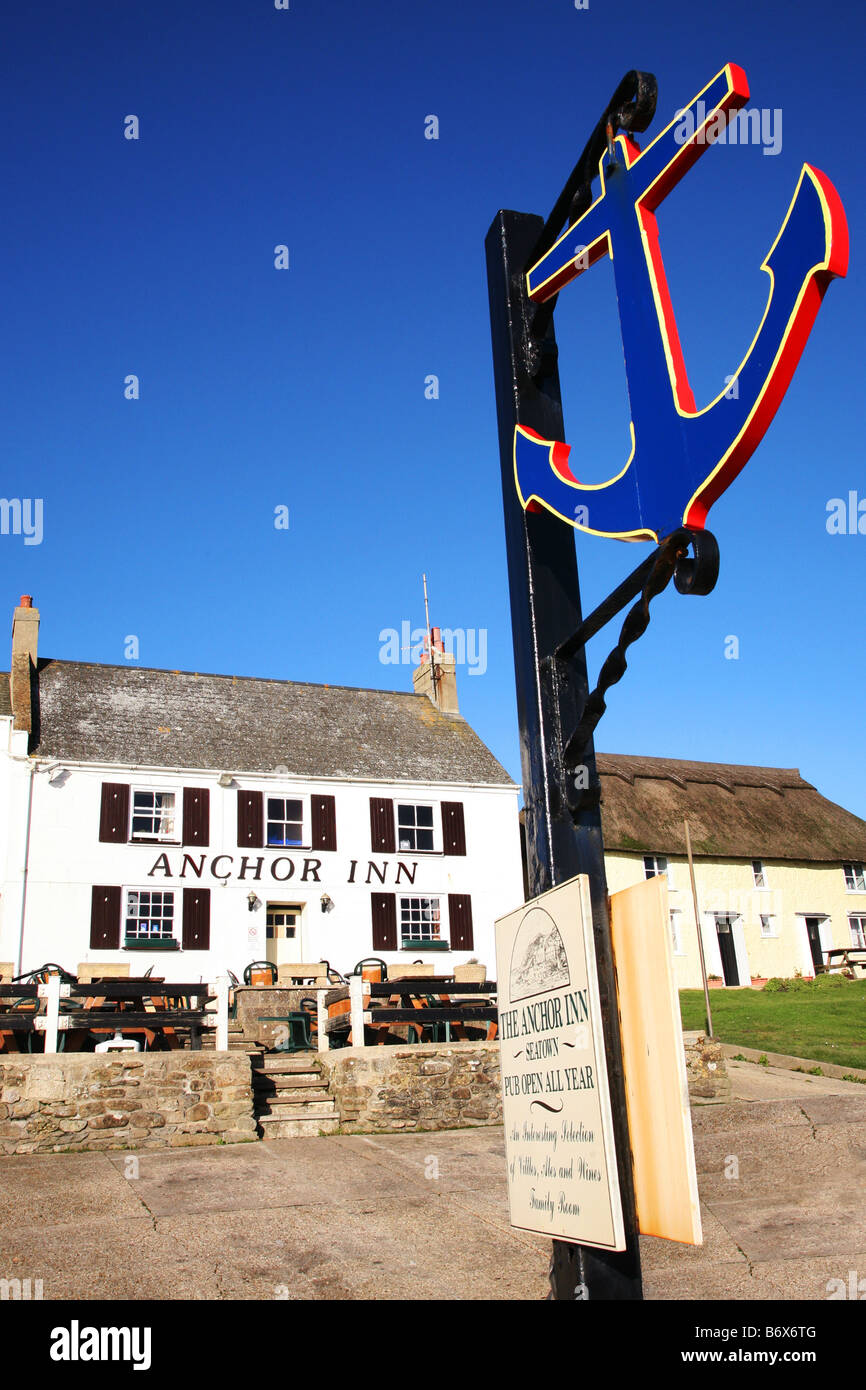 The Anchor Inn in the hamlet of Seatown on Dorset's Jurassic Coast