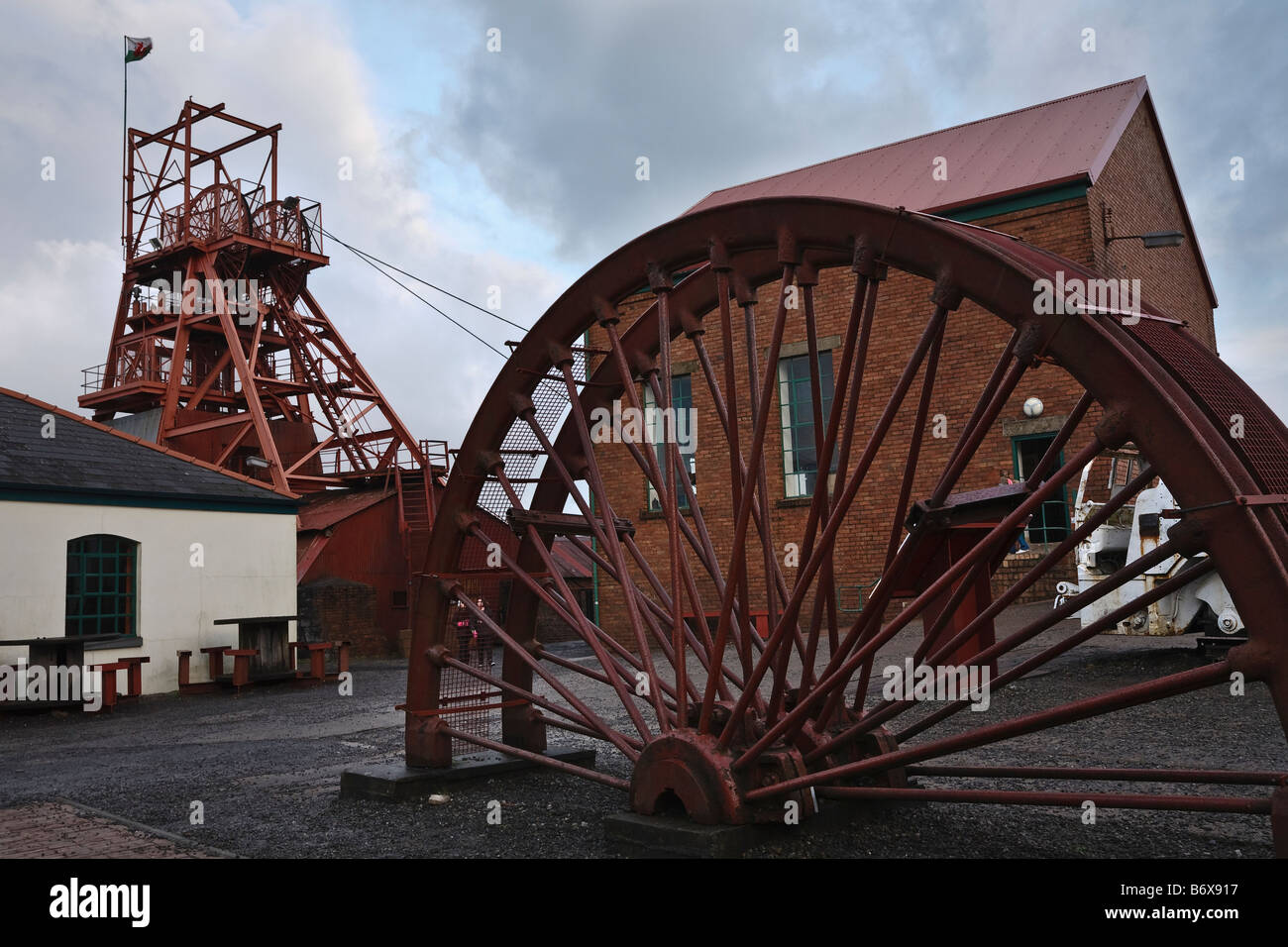 Big Pit National Mining Museum of Wales, Blaenafon, Torfaen, South Wales Stock Photo