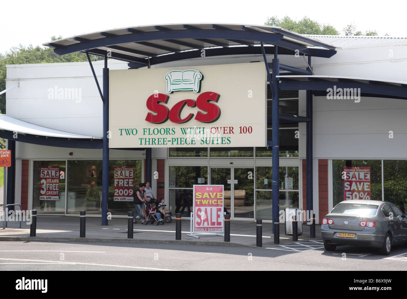 SCS Furniture store, Telford Forge Retail Park, Telford Stock Photo