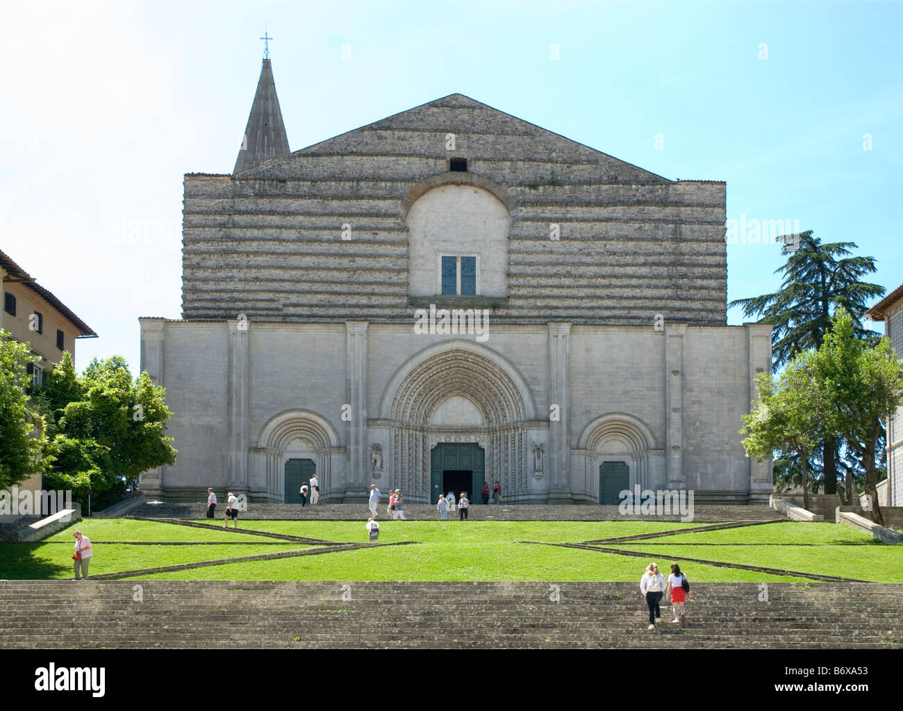 church of San Fortunato, Todi, Umbria Stock Photo Alamy