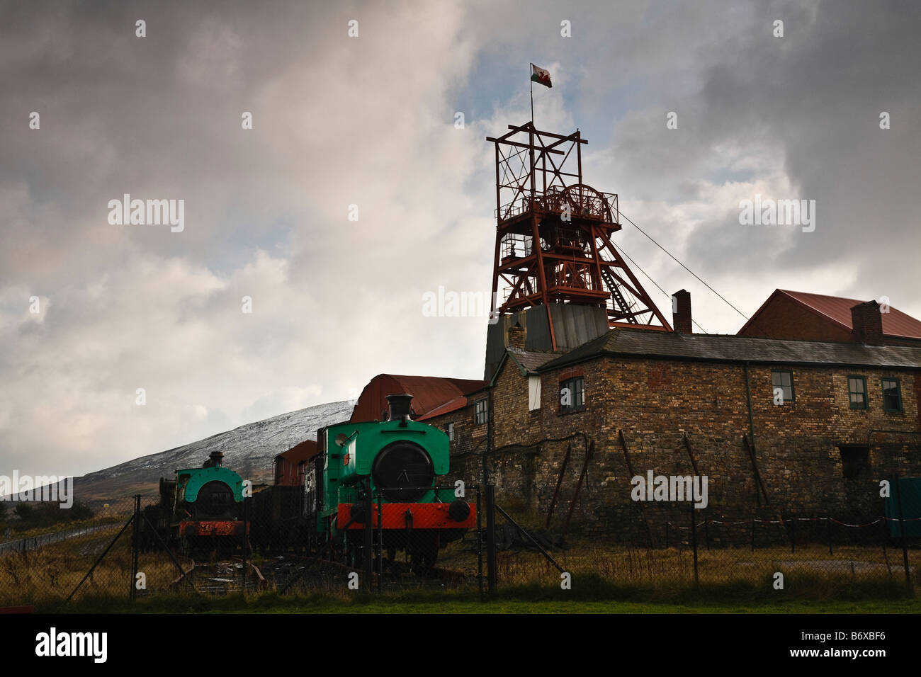 Big Pit National Mining Museum of Wales, Blaenafon, Torfaen, South Wales Stock Photo