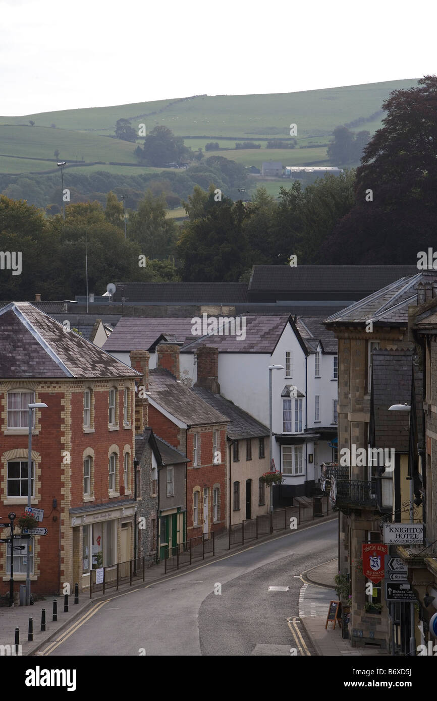 Knighton Knighton town powys hi-res stock photography and images - Alamy