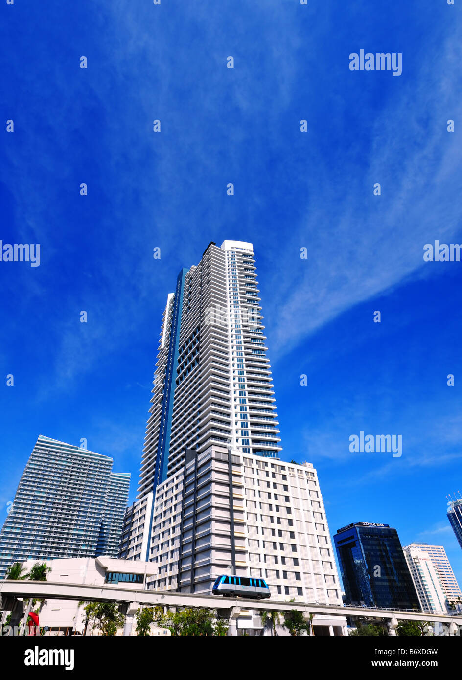 Infinity at Brickell Stock Photo