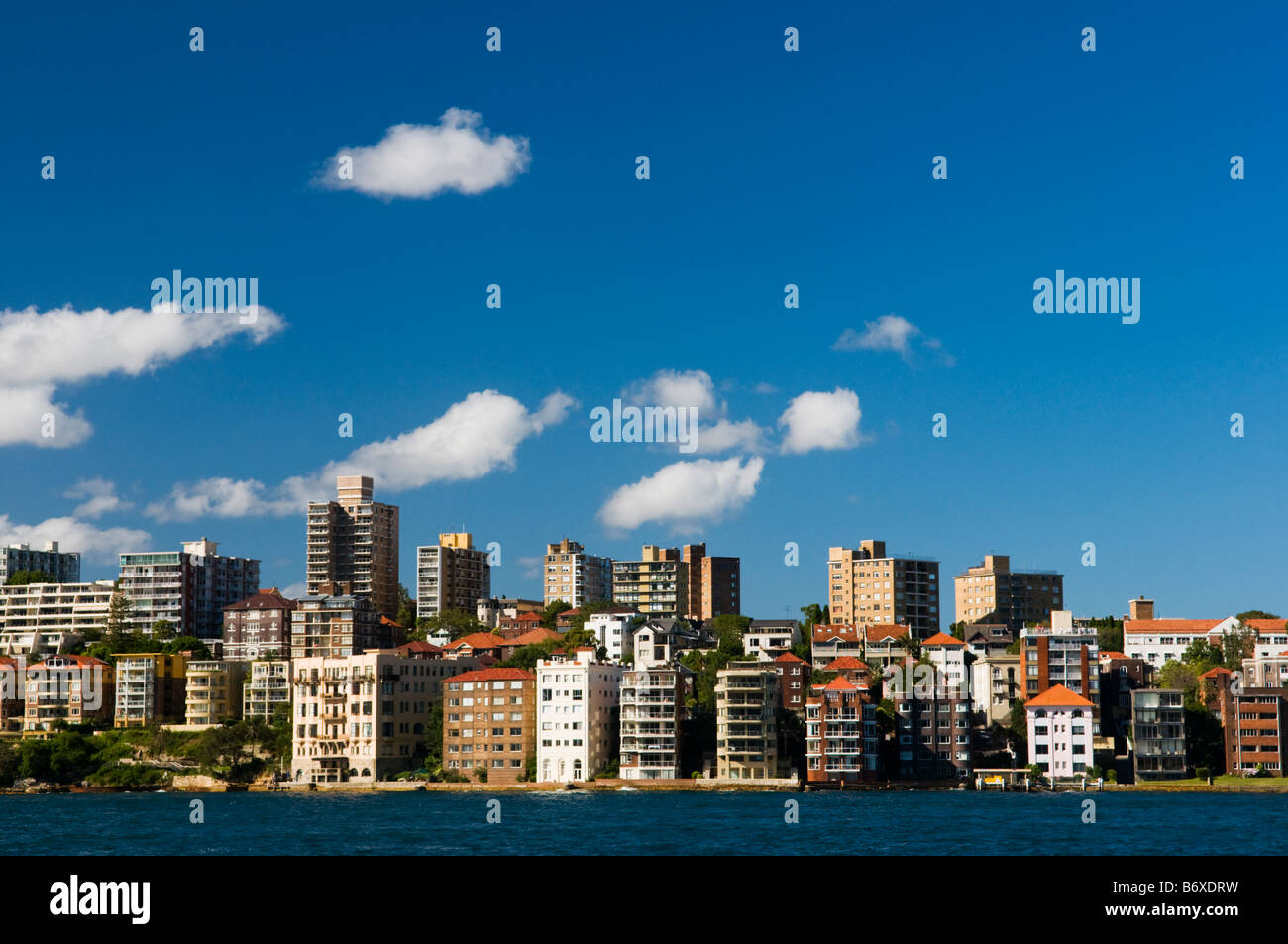 'Skyline of Milson's Point as seen from Circular Quay Sydney Australia' Stock Photo