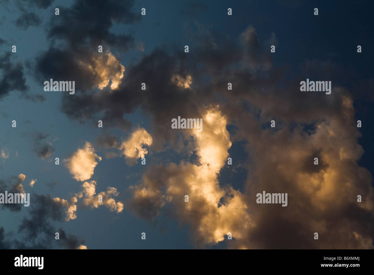 Amazing sunset sky with fire colours Stock Photo - Alamy