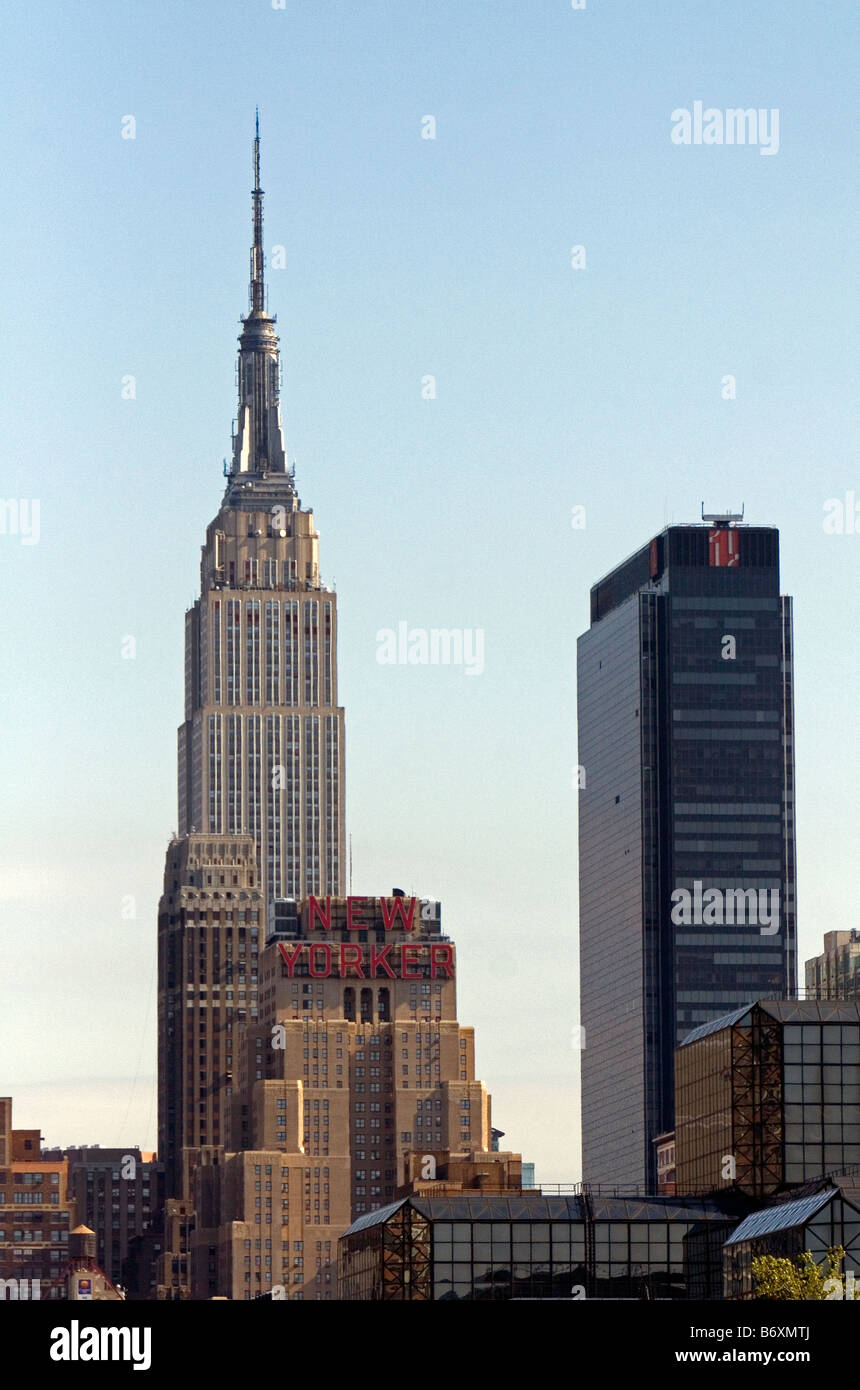 Empire State Building in Manhattan New York City New York USA Stock Photo