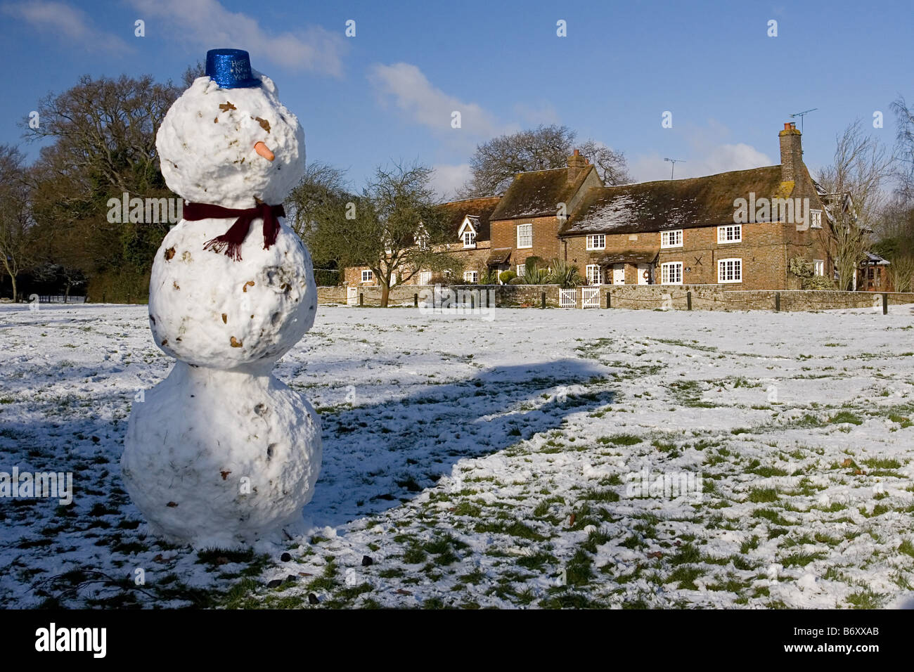 Lee Snowman 1 Stock Photo