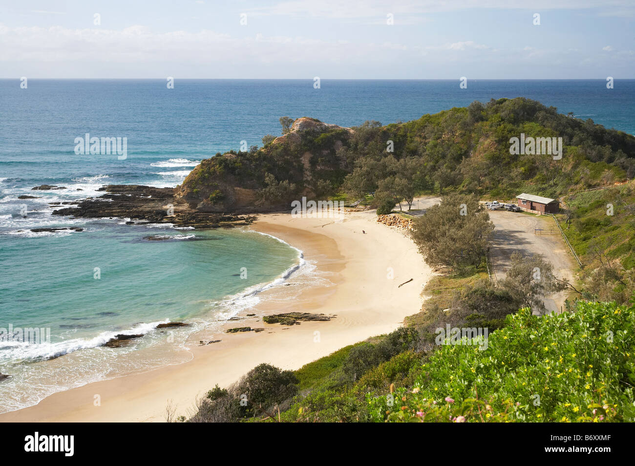 Shelly Beach Nambucca Heads from Captain Cook Lookout New South Wales