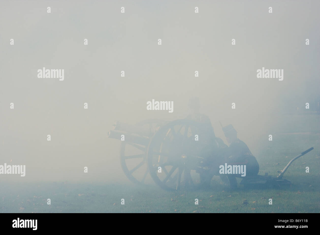 Hyde park London King's Troops gun salute cannon Stock Photo Alamy