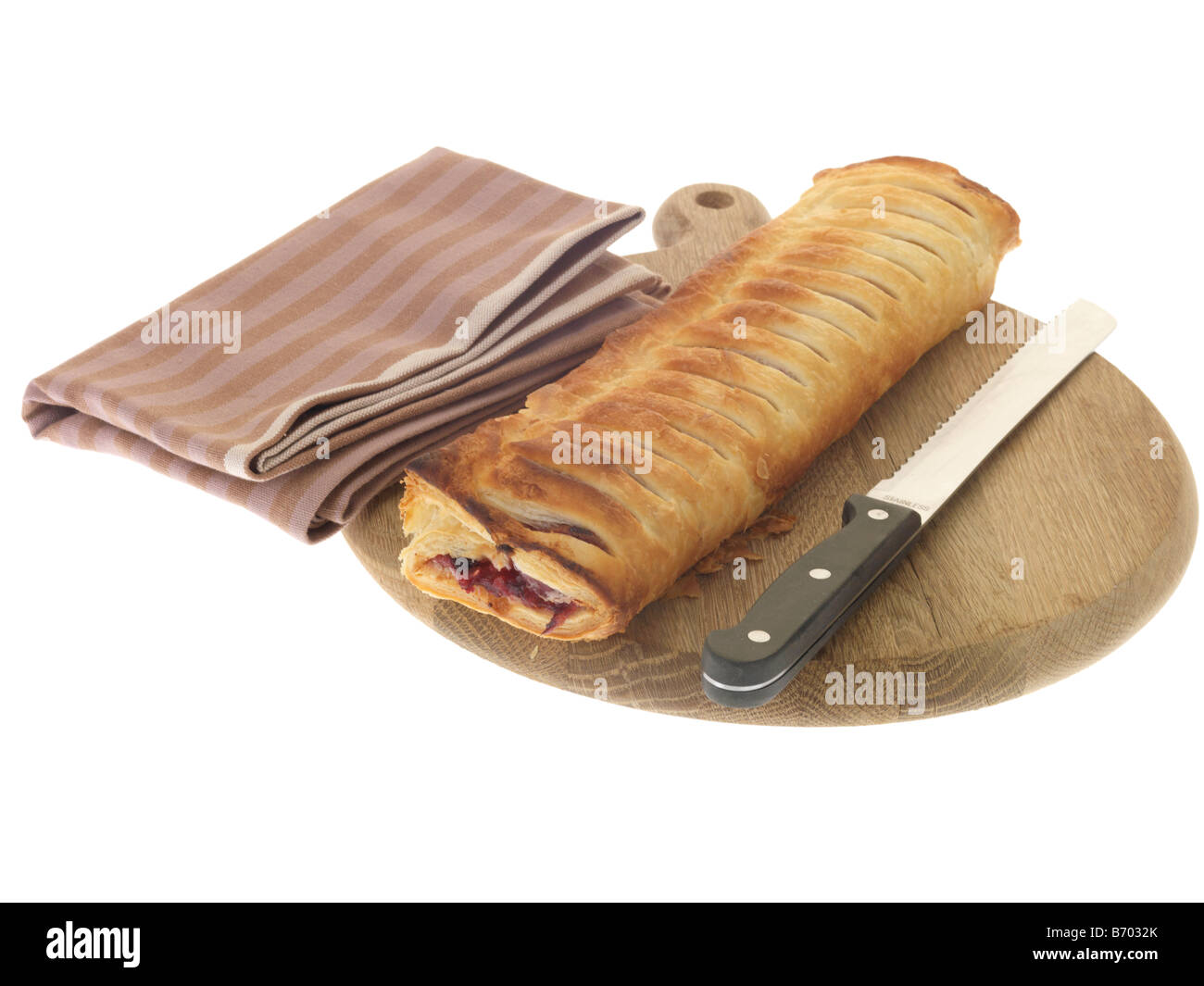 Mixed Fruit Strudel Stock Photo Alamy