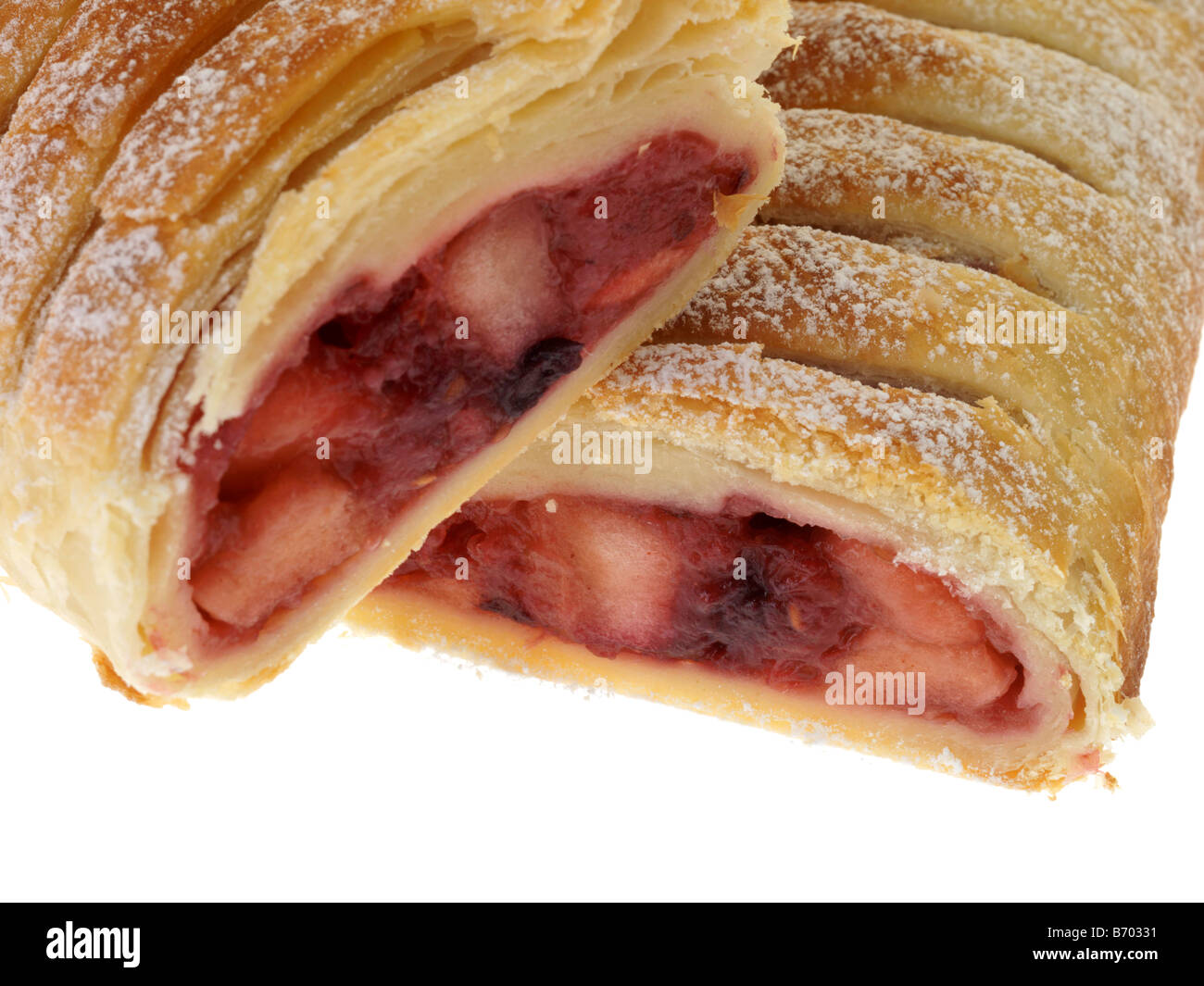 Mixed Fruit Strudel Stock Photo Alamy