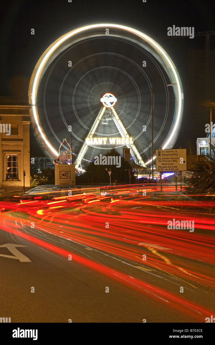 Big Wheel Swansea Wales UK Stock Photo Alamy