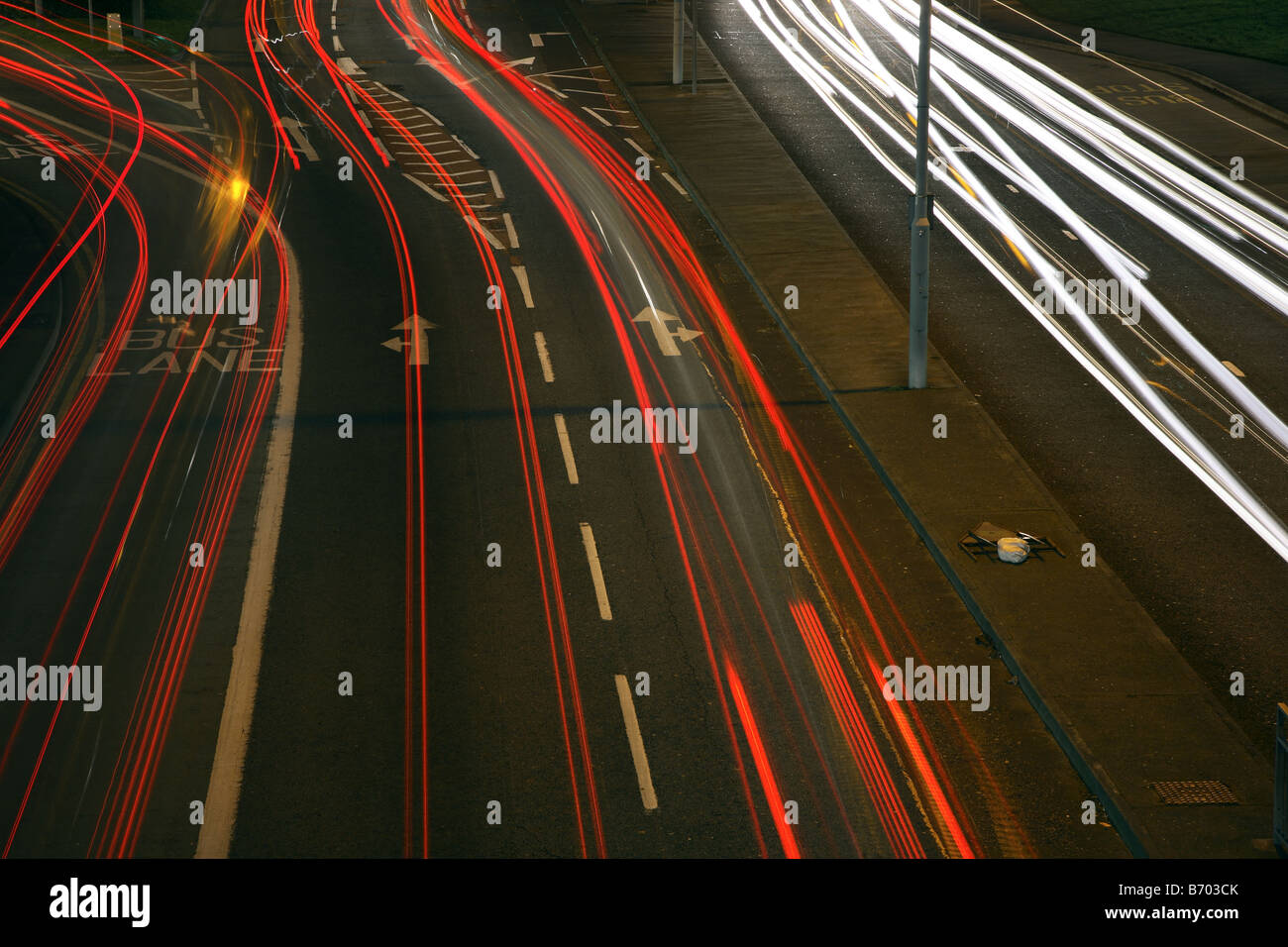 Car Light Trails Long Exposure High Resolution Stock Photography and ...
