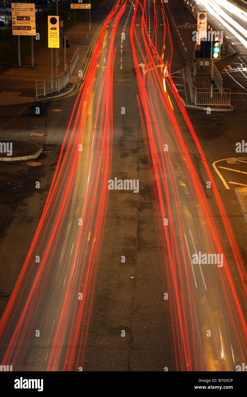 Car light trails long exposure hi-res stock photography and images - Alamy