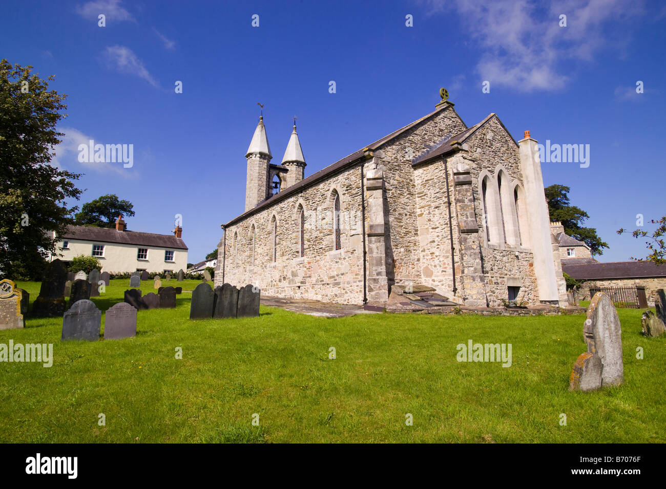 Saint Michael's Church at Betws yn Rhos Stock Photo