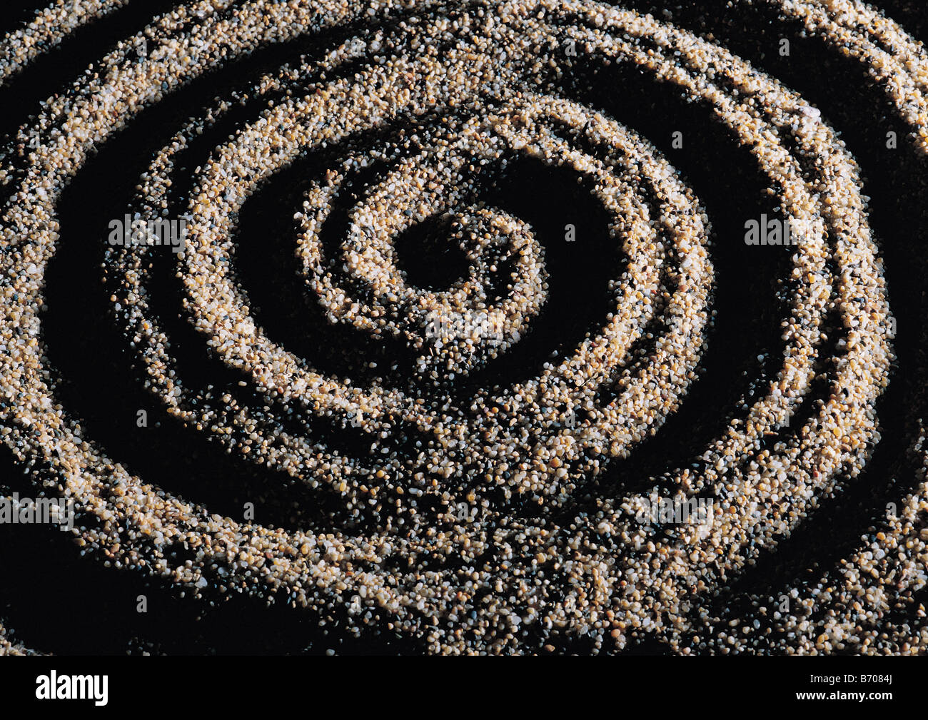 Brown sand circles Stock Photo Alamy