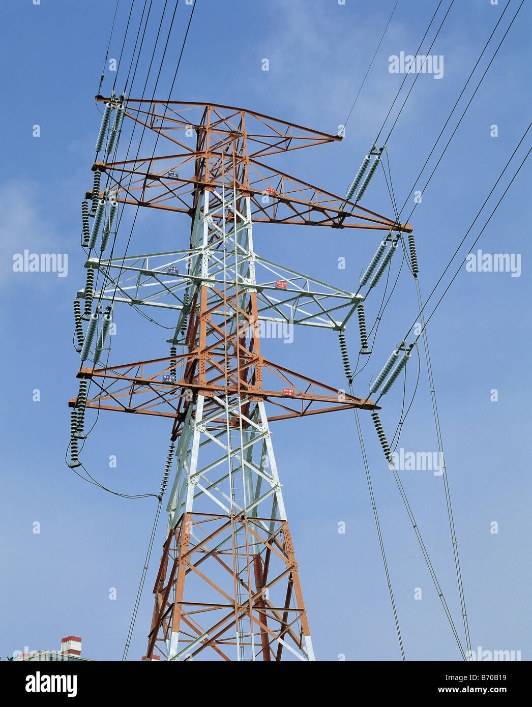Closeup of the pylon Stock Photo Alamy