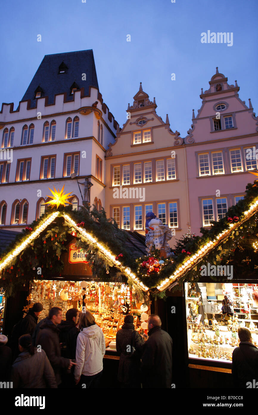 Christmas, Market Square, Trier, Rheinland, Germany Stock Photo Alamy