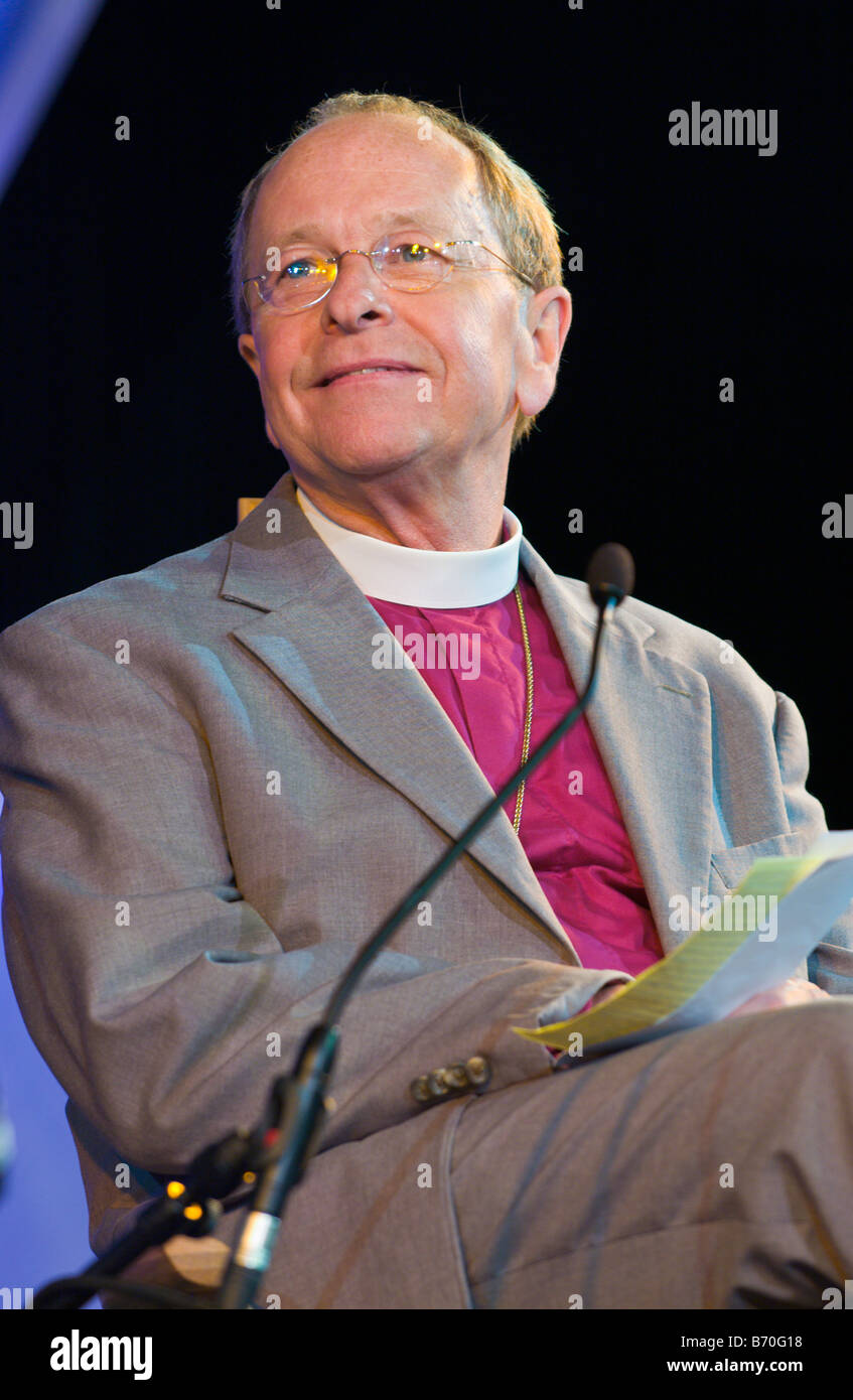 Rt Rev V Gene Robinson Bishop of New Hampshire USA first openly gay Bishop of the Anglican Church pictured at Hay Festival 2008 Stock Photo