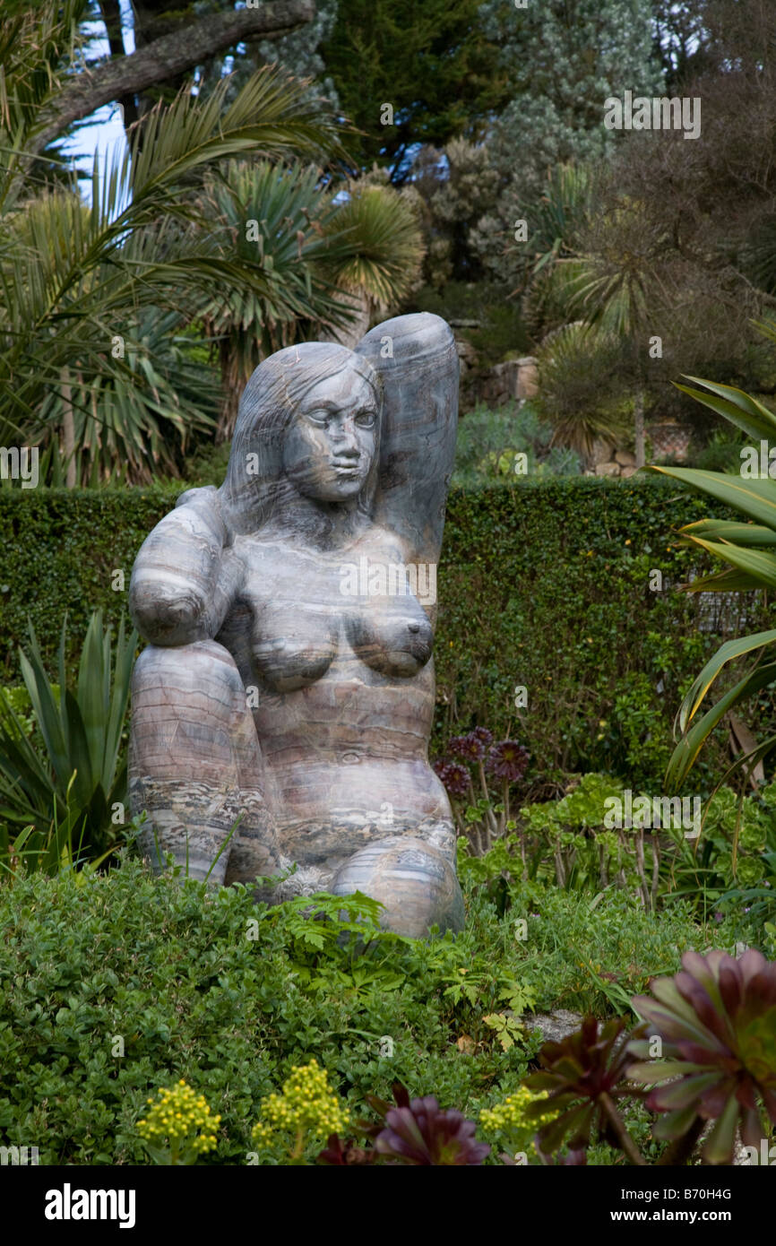 gaia tresco abbey gardens Isles of Scilly Stock Photo
