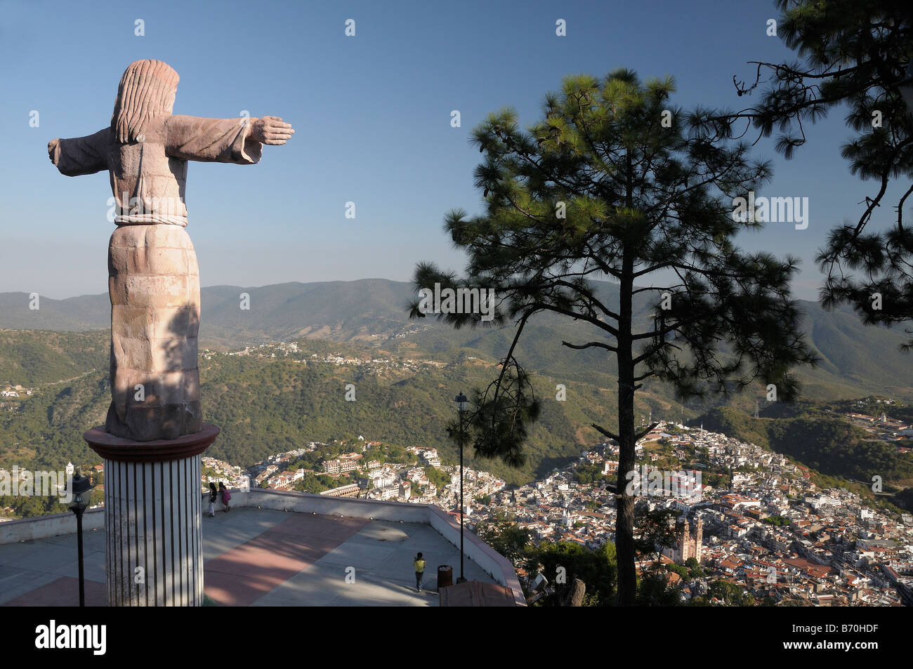 The statue of Christ the redeemer with open arms Stock Photo - Alamy