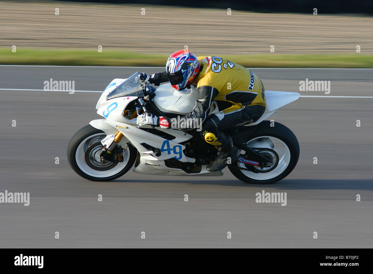Racing Motorcycle Stock Photo