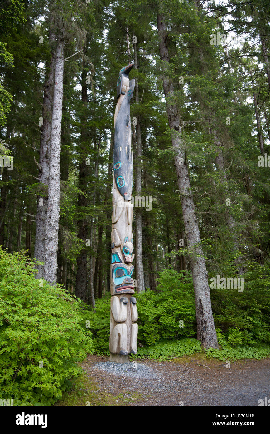 Sitka alaska totem pole hi-res stock photography and images - Alamy