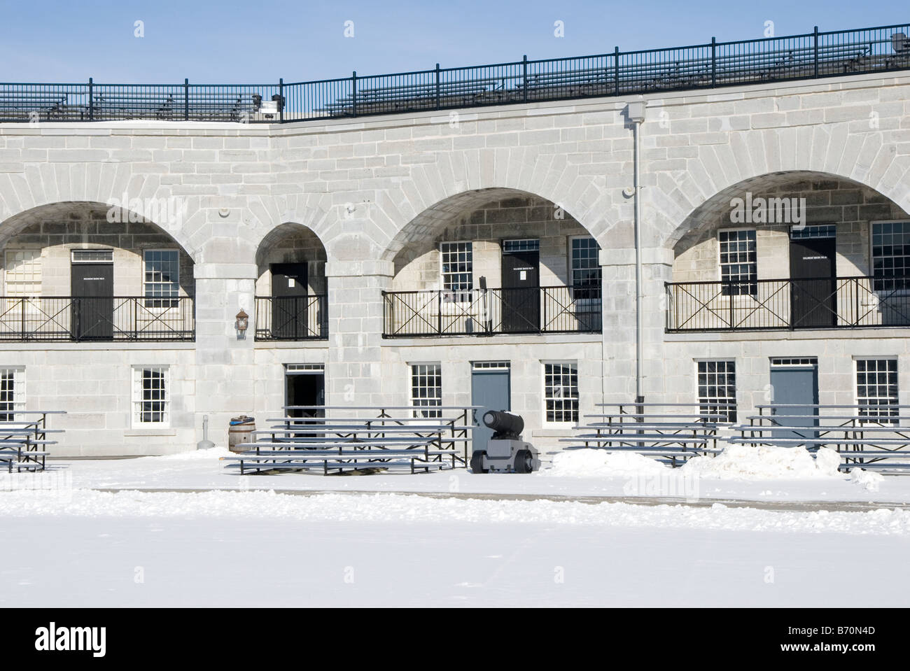 Historic Fort Henry in Kingston, Ontario, Canada Stock Photo