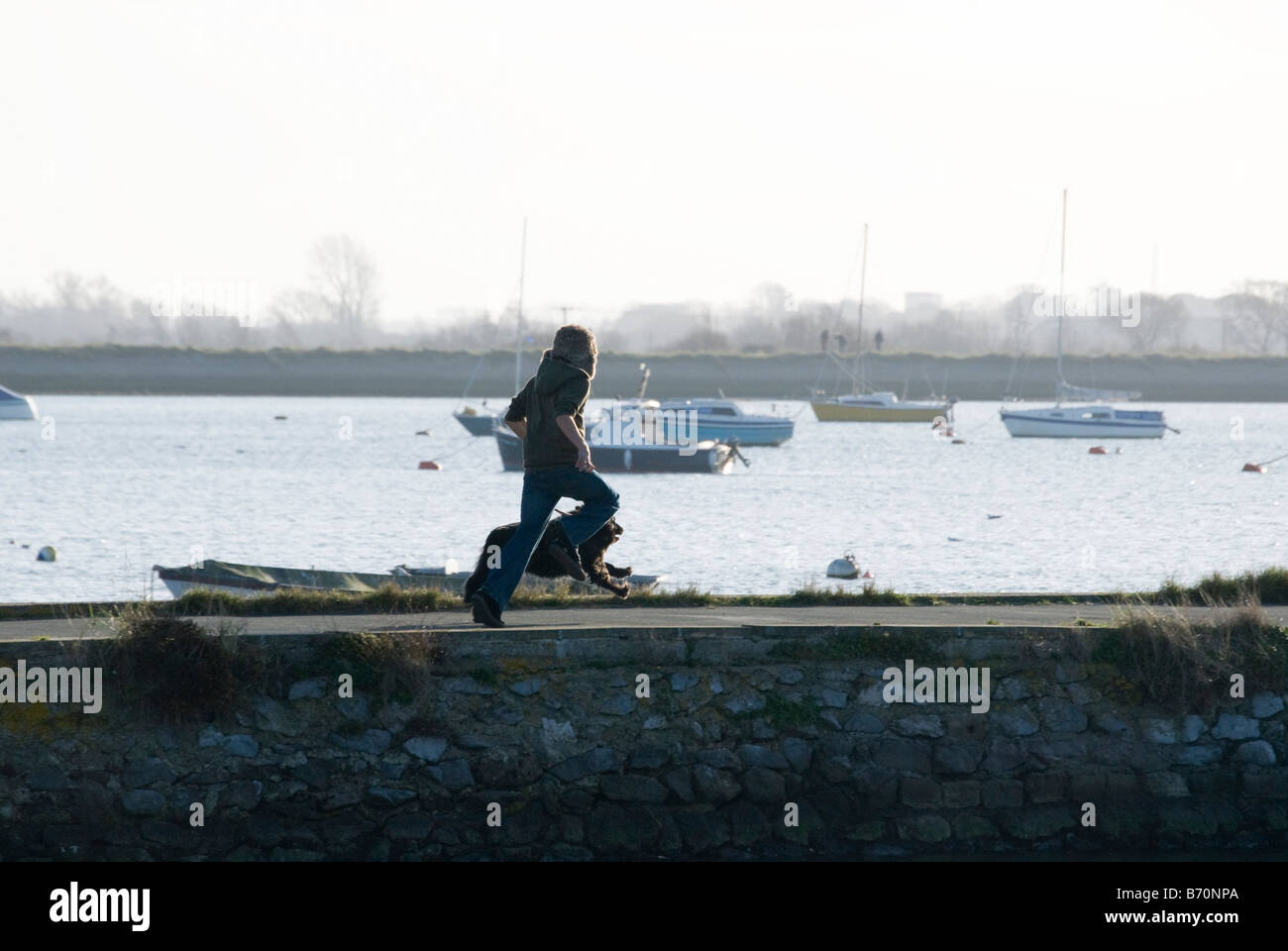 Emsworth harbour winter hampshire england hires stock photography and