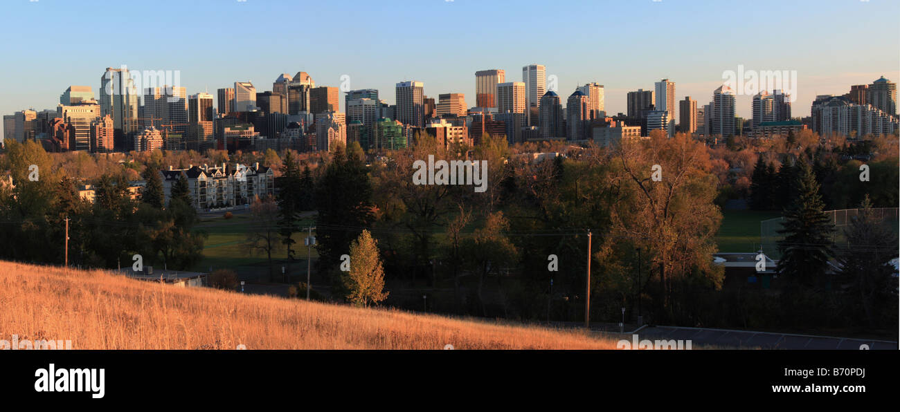 Calgary downtown panorama Stock Photo