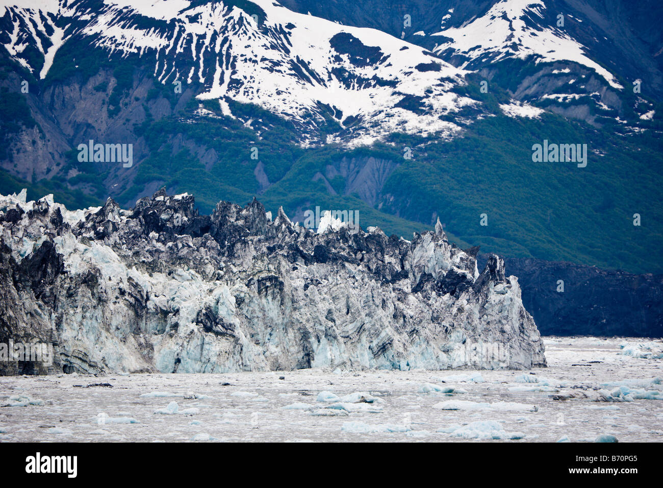 Turner Glacier flows into Disenchantment Bay and Yakutat Bay in Alaska