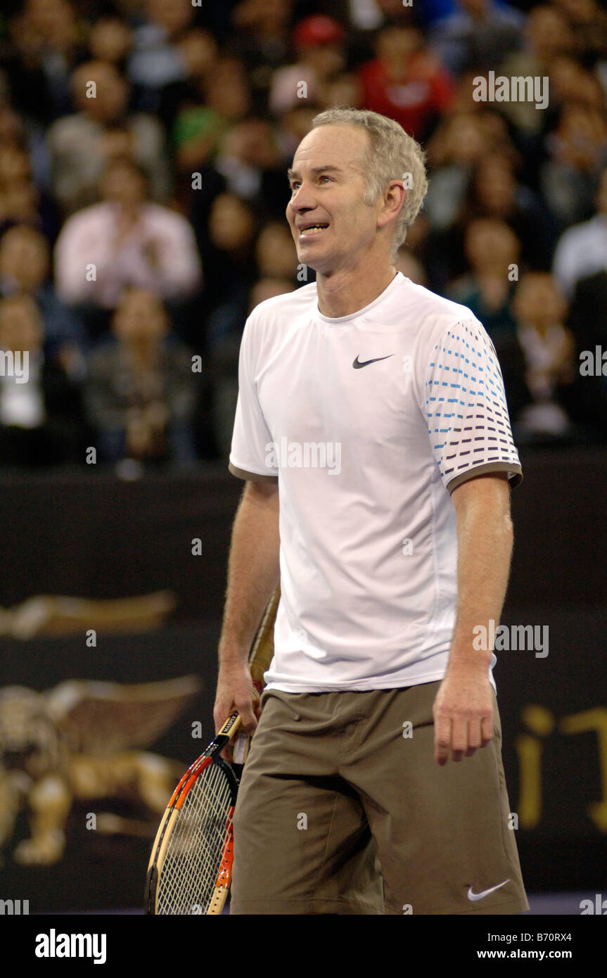 John McEnroe, The Venetian Macao Tennis Showdown 2008 Stock Photo