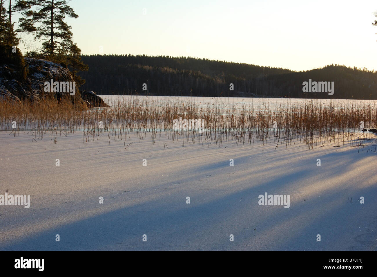 Sunshine frozen lake hi-res stock photography and images - Alamy