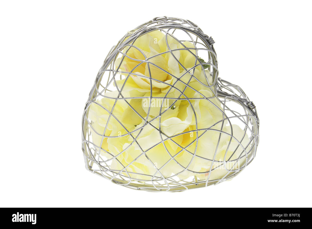 Yellow roses in heart box hires stock photography and images Alamy