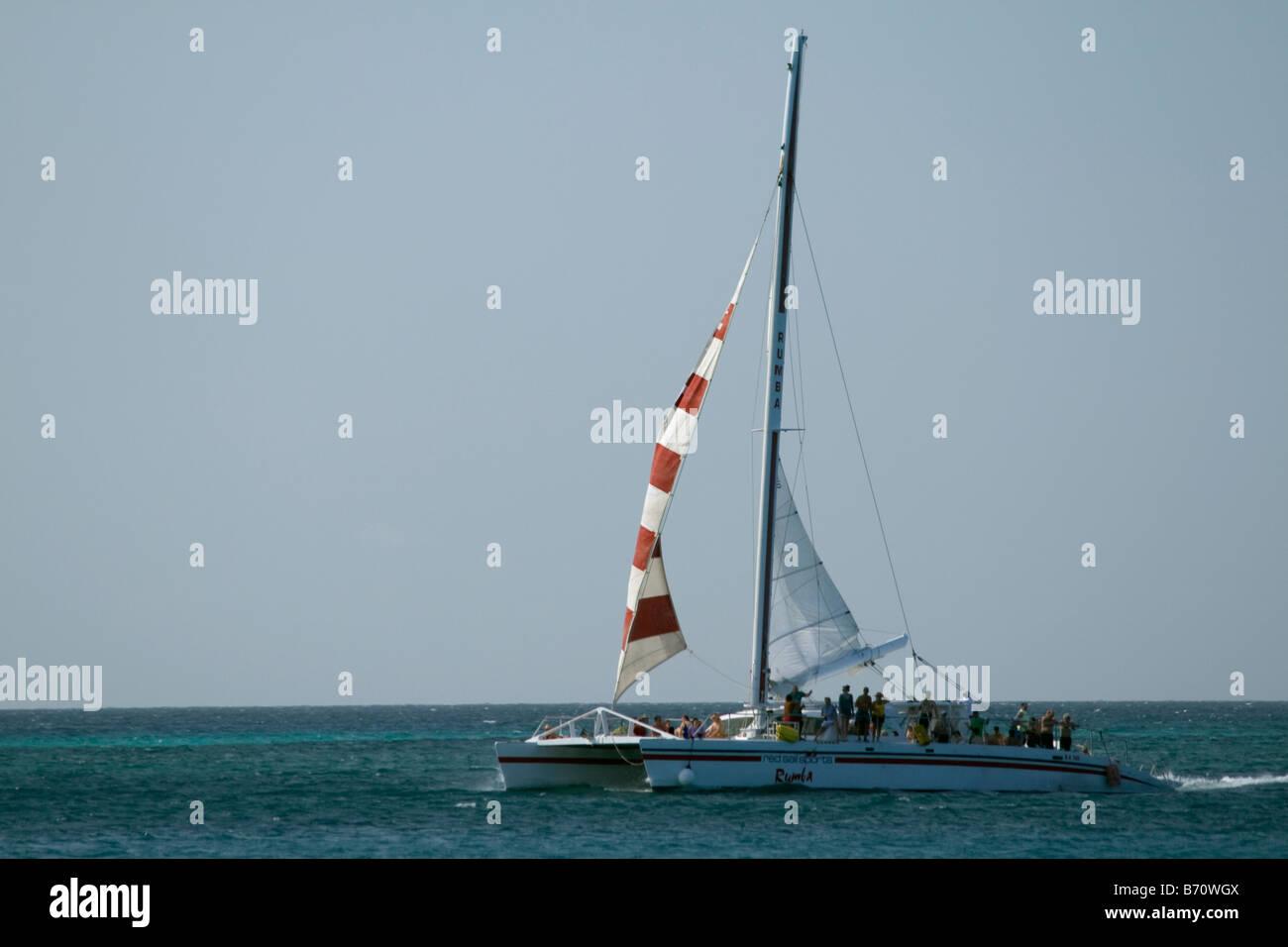 red sail sports catamaran