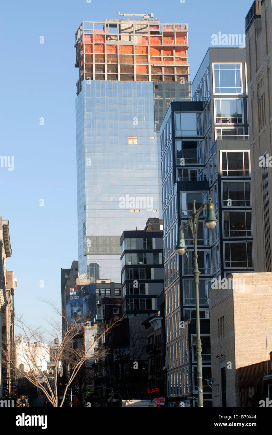 The Trump Soho Hotel Condominium on Spring Street Stock Photo