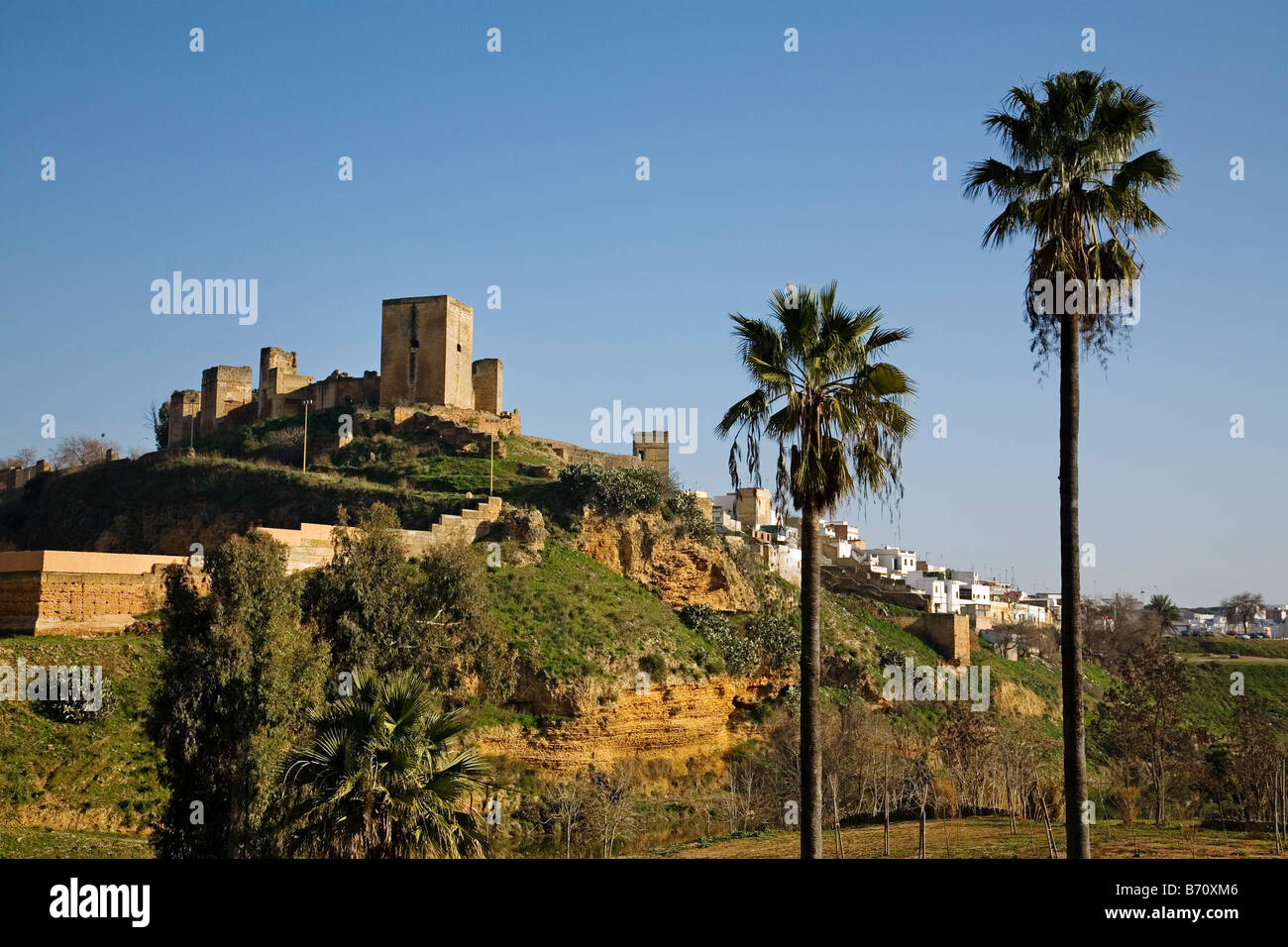 castillo de alcala de guadaira sevilla andalucia españa Castle alcala de Guadaira sevilla andalusia spain Stock Photo