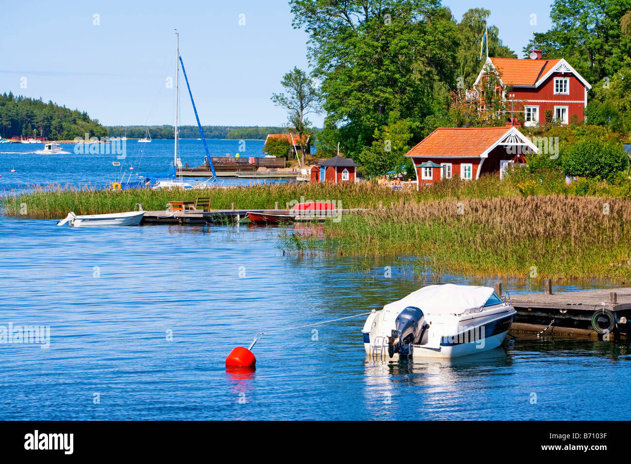 SWEDEN STOCKHOLM STOCKHOLM ARCHIPELAGO SUMMER AT ARCHIPELAGO Stock