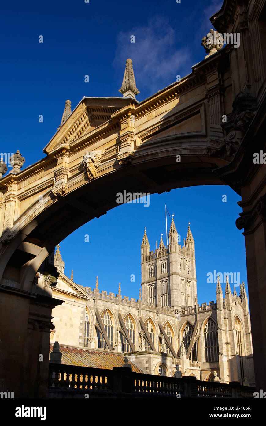 Bath Abbey Viewed from York Street, Bath, England, UK Stock Photo Alamy