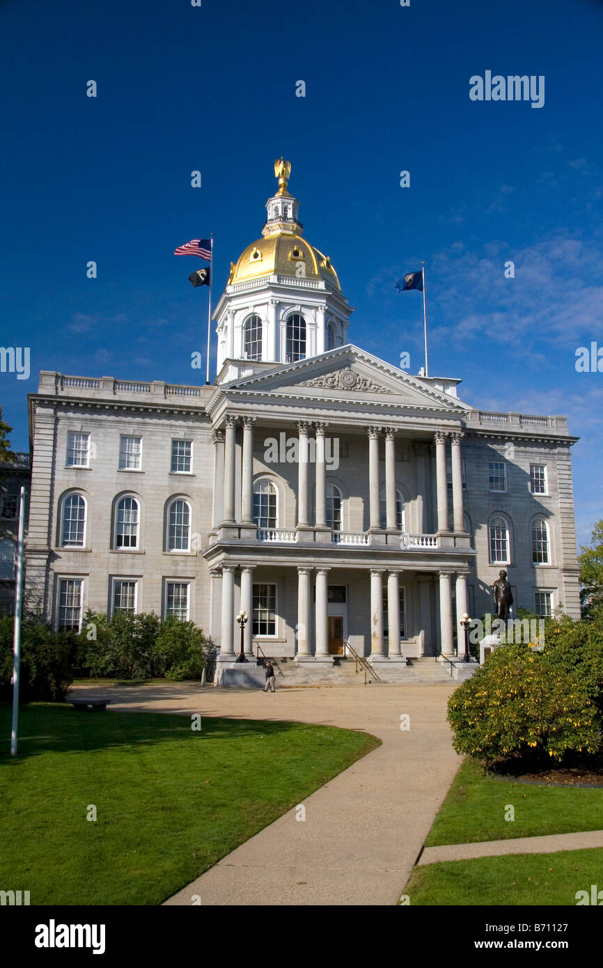 The New Hampshire State House is the state capitol building located in the city of Concord New ...